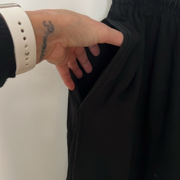 Champion Logo Lounge Pants Black Size Large elastic waist - Picture 5 of 6